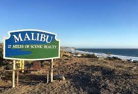 Malibu city sign